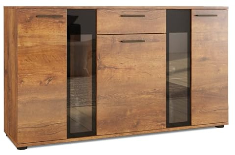 SILKMARKS® Modernes Sideboard - Kommode mit Hochwertigen Möbelplatten - Viel Stauraum - Einfache Montage - 5 Farbvarianten
