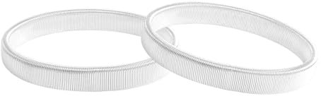 Aomig Shirt Sleeve Holders, 1Pair Anti-slip Metal Shirt Sleeve Holders, Expandable Elastic Shirt Garter Armbands, Adjustable Metal Stretchy Garter, Sleeve Garters Arm Garters for Men Women