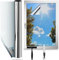 wonderffolie Window Film Privacy One Way Clear Heat Reflective Mirror Window Film Sun Block Sticker Anti UV and Glare Glass Tint for Home and Office Silver 60x200cm