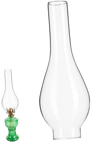 Pantalla de cristal para lámpara de aceite, Tulipas De Vidrio Retro Para Lámpara De Queroseno De Lampara De Keroseno Tulipas De Lamparas Clara Vidrio Bola De Cristal