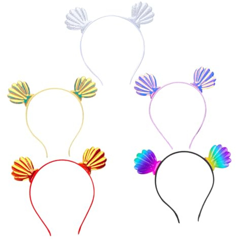 VICASKY 5Stücke Glitzer Haarclips Für Modisches Stirnband Und Haarpflegezubehör Verschiedenen Farben Kopfbedeckung