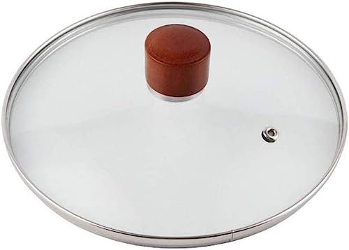 Deckel ersetzen Sie den Deckel, durchsichtige Glasbratpfanne, Eisenpfanne, ersetzen Sie den Küchendeckel, mehrere Größen sind verfügbar Küchenutensilien - 32 cm