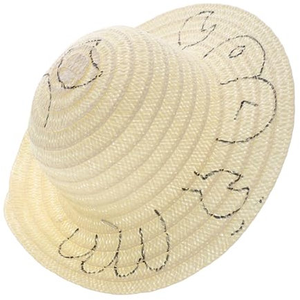 Warmhm Strohhüte Zum Basteln Für Junge Mädchen Handgefertigte Sonnenhüte Mit Tiermuster Dekorative Diy-malhüte Aus Strohzellstoff Kleine Strohhüte Für Gartenpartys Und