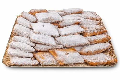 Bugie di Carnevale Ripiene al Pistacchio con Zucchero a Velo – Confezione Convenienza da 1,5 kg – Dolci Tipici di Carnevale, Pasticceria Artigianale, Ideali per Bar ed Eventi