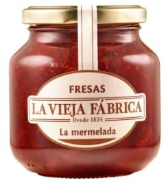 Spanish Strawberry Jam Bundle - Pack of 3 x 280g Glass Jars - Authentic Traditional Recipe with Real Fruit Pieces