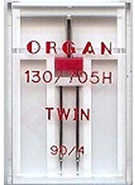 Nähmaschinennadel Organ, TWIN 90/4.0mm #150