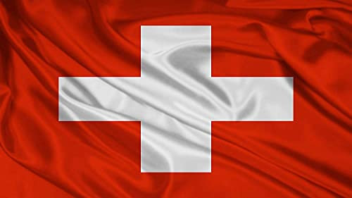 5ft x 3ft Switzerland Country National Flag Sporting Events Pub BBQ Decorations for Rugby Football Cricket Sports Banner Fan Support Table Cover