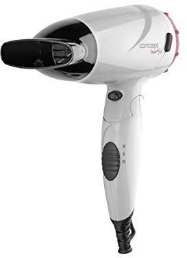 Concept Hausgeräte Beautiful VV5740 Haartrockner Föhn 1500W mit Klappgriff (Rosa)