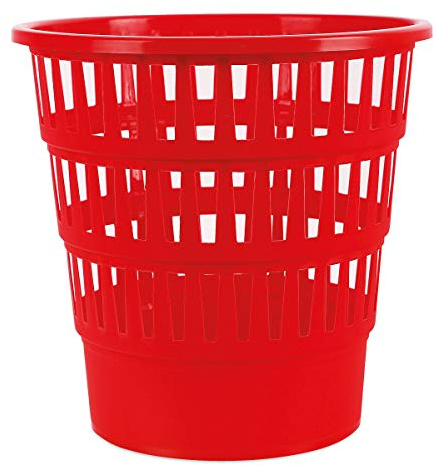 Office Products 19053621-05 Poubelle Rouge 16 l