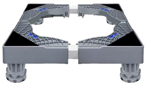 Soporte para lavadora, soporte ajustable de 12 patas, base de lavadora, soporte para frigorífico, 43-62 cm, para secadoras, lavadoras, cocinas, frigoríficos