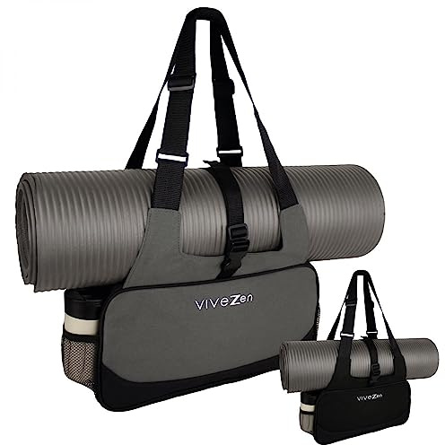 Vivezen - Sac de Rangement pour Tapis de Yoga et Accessoires - 2 Coloris