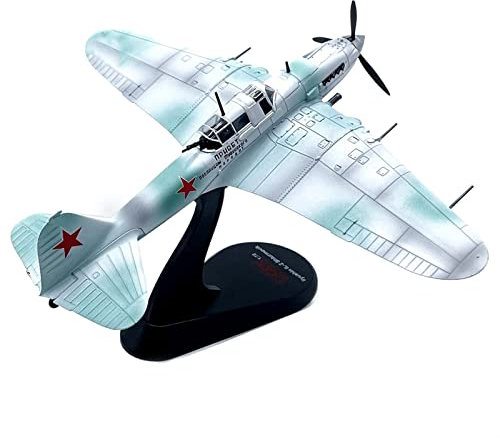 Modèle Fini d'avion 1:72 soviétique Il2 pour modèle de Chasse Neige Peinture Alliage Simulation Collection modèle Jouet Avion réplique modèle d'avion Good