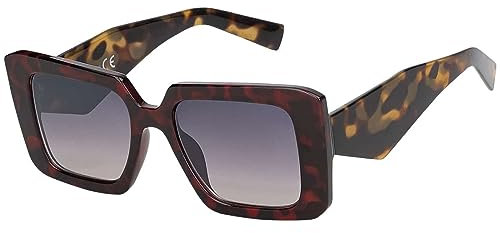 BEZLIT Damen Sonnenbrille in vielen Farben Rot-Braun