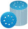 Crossarctic 125mm Sanding Discs Hook and Loop Sanding Disc 100 Pack, Anti-Clogging Orbital Sander Sandpaper 60/80/120/240/320 Grit, 8 Holes Aluminum Oxide Sandpaper