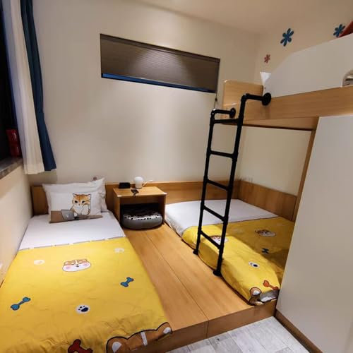 Leiter für Etagenbetten im Wohnmobil, 47/49/50/55/63 Innenleitern für Einzelbett im Wohnwagen, robuste Metalltreppen für Schlafsäle, Wohnmobil-Lofts, Tragkraft 330 Pfund(110cm/43in)