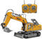 LioMaxi 1:16 Scala 17 Canali Escavatore Telecomandato per Bambini, Escavatori Radiocomandato,Escavatore Idraulico per Ragazzi con luci,demo a un tocco, Sand Digger Regali