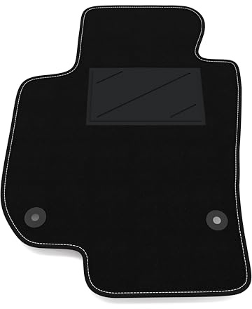 Automatte nur auf der Fahrerseite, 1 Stück, kompatibel mit Skoda Superb 2 2008-2015 | 1 maßgeschneiderter Teppich