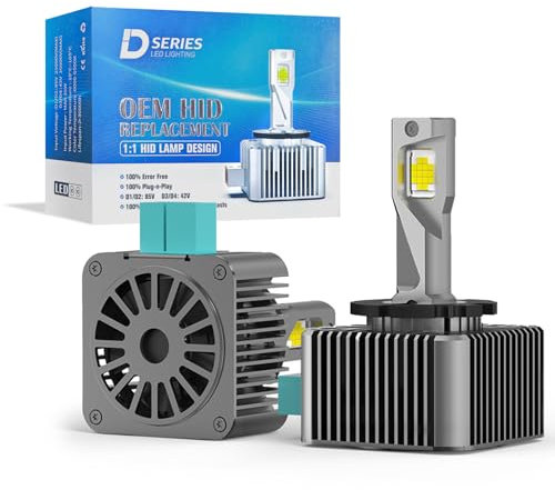 NUROTA 2 Stück D3S Xenon Brenner 12V 35W, D3S Xenonscheinwerfer, 5500K Weiß, mit Zulassung, Ersatz für HID Xenon Brenner