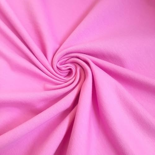 PAWOTEX Sweatstoff meterware zum nähen sweat stoff meterware sweatstoff mädchen french terry meterware kinder baumwollstoff Stoffe Zum Nähen einfarbig Kinder Sweatstoff Meterware 170x0,5 m 280g