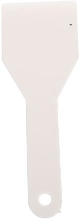 HEALEEP Paletta Raschietto Ghiaccio Bianco in Plastica Manico Forato per Appendere, Protegge le Mani, per Sbrinare Freezer e Frigorifero Domestico
