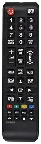 Mando a distancia universal para TV Samsung, compatible con todos los televisores Samsung Smart, LED, LCD, 3D, HDTV y 4K, incluye botones Netflix y Prime Video, controlador de repuesto de largo