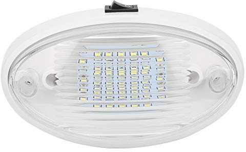 CFTGIW Plafonnier LED 12 V 400 LM, éclairage Marin, Lampe de Bateau, avec Interrupteur, pour Voiture, Camping-Car, Remorque, Véhicule de Camping