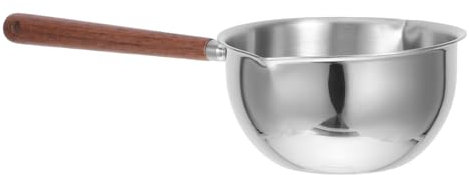 LIFKOME Mestolo in Acciaio Inossidabile Con Beccuccio Versatore Manico Lungo Ergonomico Per Servire Zuppe Salse E Stufati