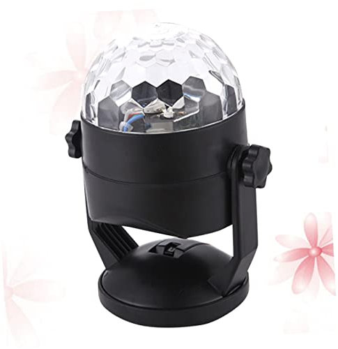 Sosoport Lampe LED de Scène avec Ventouse Lumière de Projection à Effet Stroboscopique Noir pour Noël et Décorations de Fête Facile à Installer avec Modes Clignotants Multiples