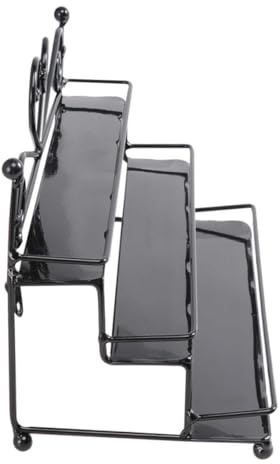 Gatuida Organizador de Esmaltes y Porta Cosméticos 1 Unidad Tamaño Compacto Hierro Resistente Negro para Uso en Salón de Uñas y Almacenamiento Doméstico Multidispositivo