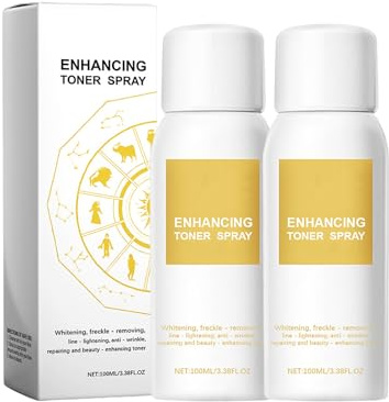 Aufhellendes Spray für Frauen, Tonerfleckenentfernung, nährt und befeuchtet, hellt die Haut auf, aufhellende und Sommersprossen entfernende Essenz, Anti-Falten-Reparatur-Wasserspray (2PCS)
