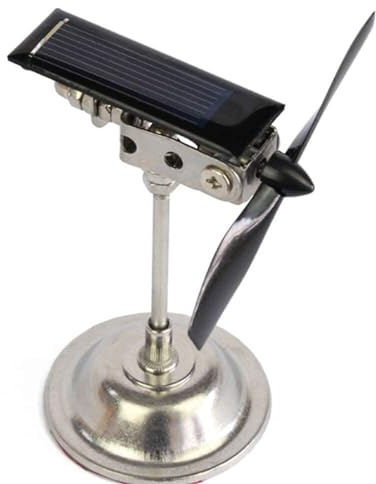 Auto DIY Kreative Ornament Puzzle Spielzeug Solar Windmühle Technologie Mechanische Montage