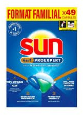Sun 4en1 Pro Expert Regular Capsules Lave-Vaisselle - 49 Lavages