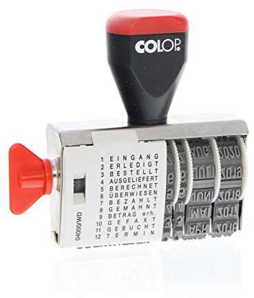 COLOP Wortbandstempel 04000/WD, mit Datum VE = 1