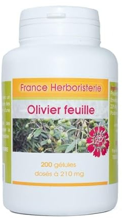 OLIVENBLATT GELES 200 Kapseln mit einer Dosierung von 210 mg