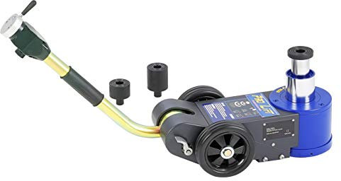 Pro-Lift-Werkzeuge Rangierwagenheber pneumatisch Teleskop 30t / 15t Druckluft-Stahl-Wagenheber 2-stufig Pneumatikantrieb Werkstatt 30t/15t professionell Druckluftheber LKW PKW