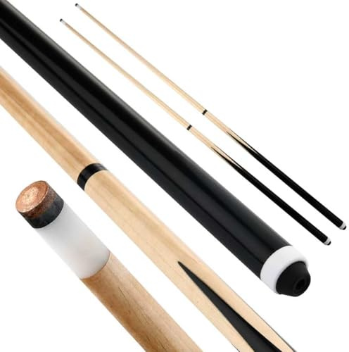 JX Set di 2 Stecche da Biliardo in Legno Duro, 13 mm, 13 mm