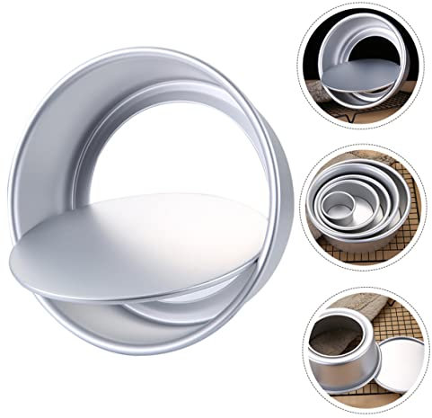 CIYODO Teglia Per Torte Rotonda Lega Di Alluminio Stampo Mousse Antiadherent e Facile Da Pulire Per Dolci Fatti Casa Utensile Da Cucina Per Forno e Lavastoviglie