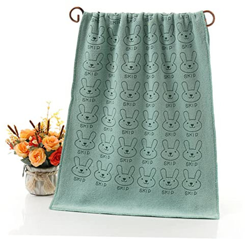 TOYANDONA Toalla De Baño para Absorbente Toalla De Secado De Diseño De Conejo De Lavabo Infantil