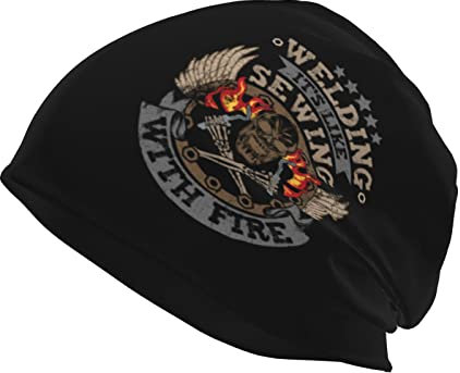351 Beanie Mütze Schweißen Ist Wie Nähen Mit Feuer. Lustiger Schweißer Beanie Mütze Für Herren Und Damen Komfortabel Chemo Kopfbedeckung, Für Herren, Winter, Skifahren