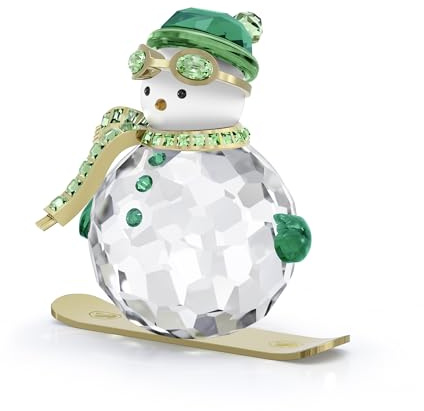 Swarovski Holiday Cheers Dulcis Bonhomme de Neige, Vert