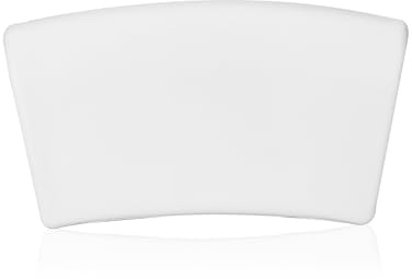 Guluto Bath Pillow, Bath Pillows for Tub with Head, Neck and Shoulder Support, Ergonomic Waterproof Bathtub Pillow with Strong Non-Slip Suction Cups, Relaxing Spa, Hot Tubs, Bathroom Essentials White