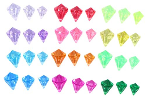 Cabilock De Gemmes Plastique Colorées Simulée Diamants Cristal Glacé Jouets Décoratifs pour Événements Mariages Et Fêtes