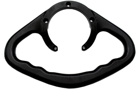 FZCSIMR Impugnatura bracciolo Moto Manopole per Passeggero Motocicletta Impugnature per Serbatoio Maniglie Braccioli per Kawasaki Z250 Z300 Z400 Z750 Z800 Z900 Z1000 Maniglia passeggero Moto(Nero)