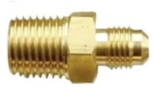 Pipe Fittings 1/4'' 3/8'' 1/2'' 5/8'' Male Flare SAE 45 to 1/8'' 1/4'' 3/8'' 1/2'' Male Pipe Adapter Brass Fitting(SAE 3I8,1/8)