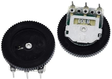 TZT 10 stücke B103 16x2mm 10K Ohm Dual Zifferblatt Konische Volumen Rad Potentiometer Z07