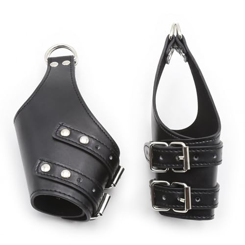 Esposas de Bondage Bdsm para Juegos Sexuales, Esposas de Cuero, Ataduras para Mujeres, Juegos Sexuales Íntimos, Esposas Ajustables para Manos, Juego de Bondage, Ataduras de Cama para Juegos Sexuales