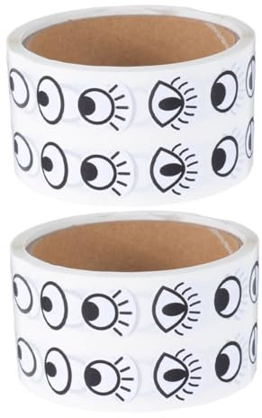 JOINPAYA 2rollen Augenaufkleber Selbstklebend Wackelaugen Für Basteln Verschiedene Aufkleber Zum Dekorieren Junge Mädchen Lieben Eyes Stickers Partygeschenk Nötig
