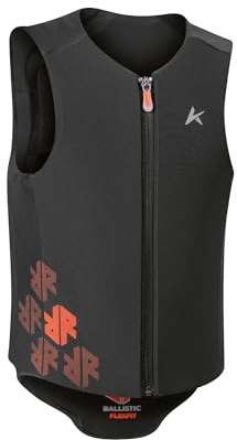 Komperdell Paraschiena Ballistic Flex Fit Pro JUNIOR, taglia: 152, colore: nero/arancione