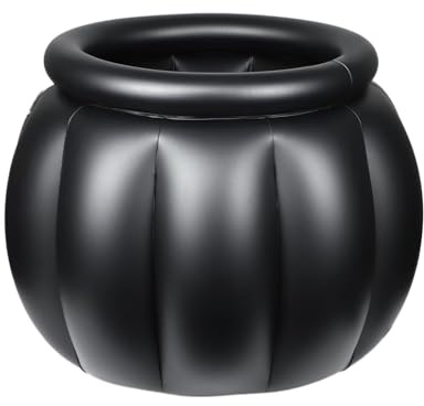Halloween Cooler | Halloween Cauldron Party Drinks Cooler Inflatable | 22X18 Inch Candy Container Ice Bucket Horror Decoration for Beach Backyard Salad Chilled Beer Food