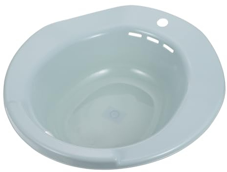 Sitzbad für Toilette aus Pp, Tragbar für Wochenbettpflege | Haushalts Wcs, Rutschfestes Design mit Aufhängeöffnung, Blaues Modell für Erwachsene
